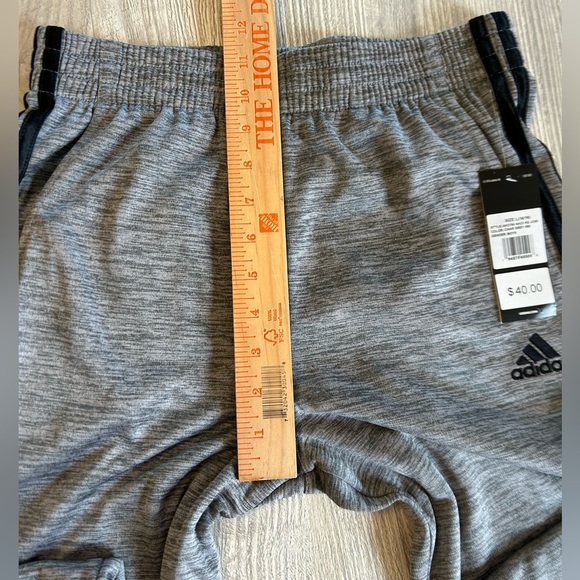 Adidas Boys' Tricot Iconic Athletic Three Stripe Pants Joggers Sweatpants Size L - Picture 8 of 10